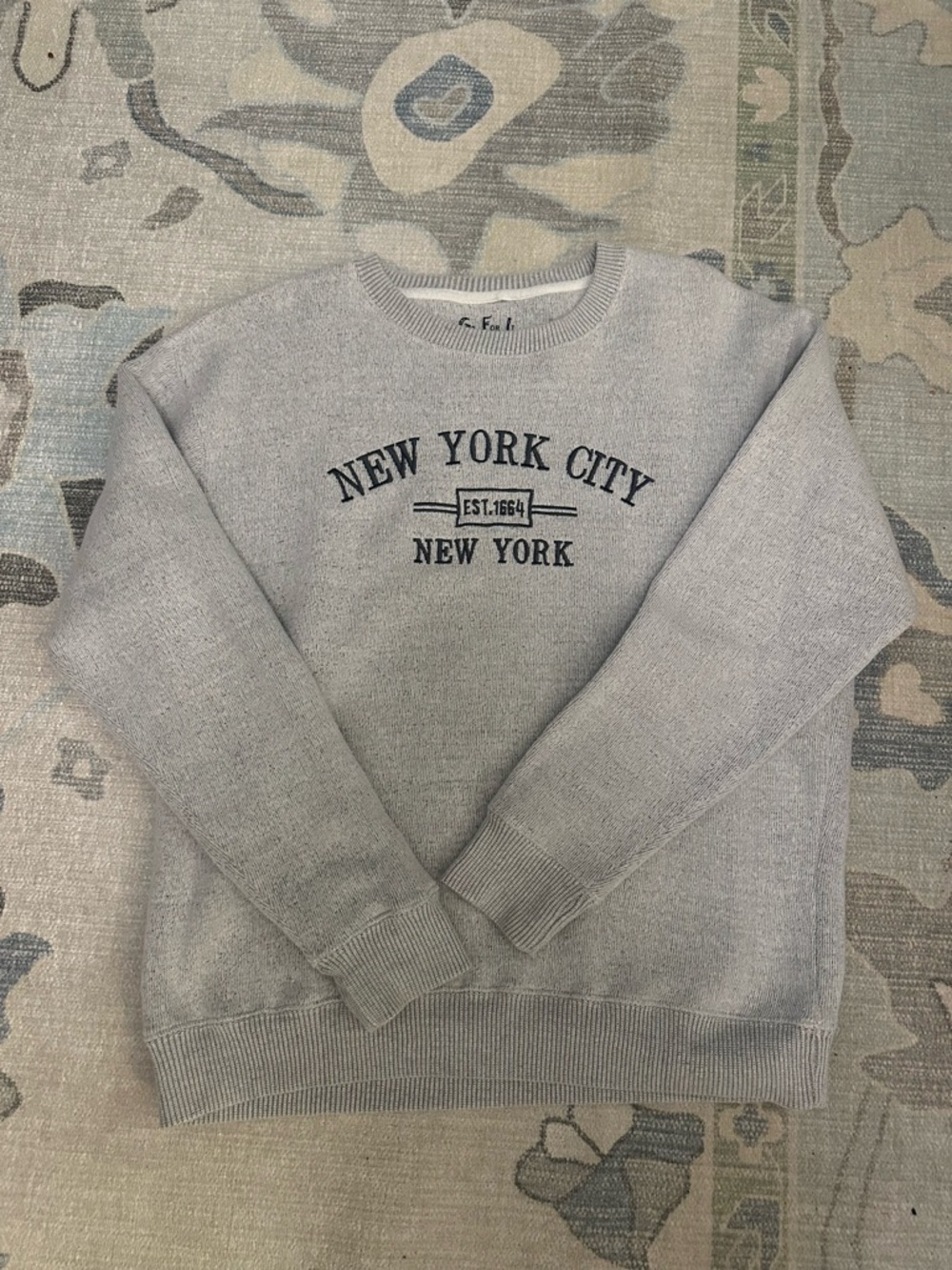 New York City Crewneck Sweater - Light Gray